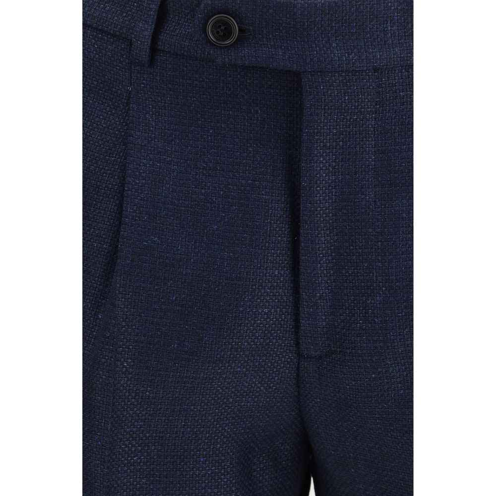 Brunello Cucinelli Blue Wool Oves Aries Two-Piece Suit