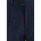 Brunello Cucinelli Blue Wool Oves Aries Two-Piece Suit