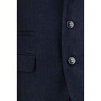 Brunello Cucinelli Blue Wool Oves Aries Two-Piece Suit