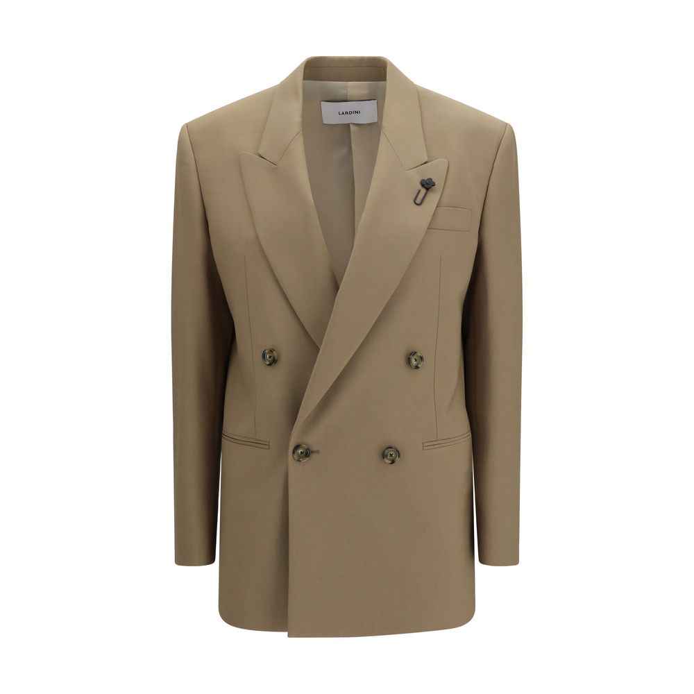 Lardini Beige Wool Oves Aries Blazer