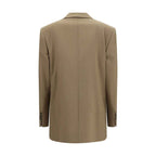 Lardini Beige Wool Oves Aries Blazer