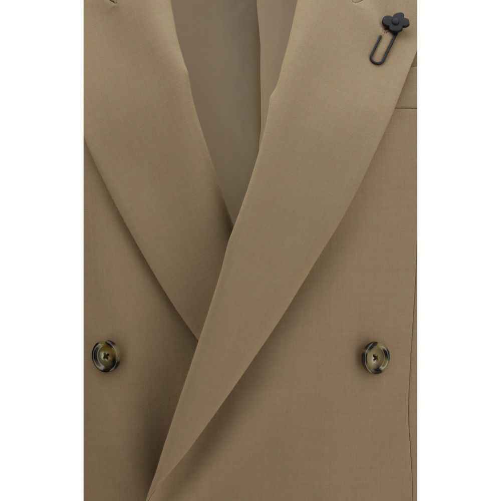 Lardini Beige Wool Oves Aries Blazer