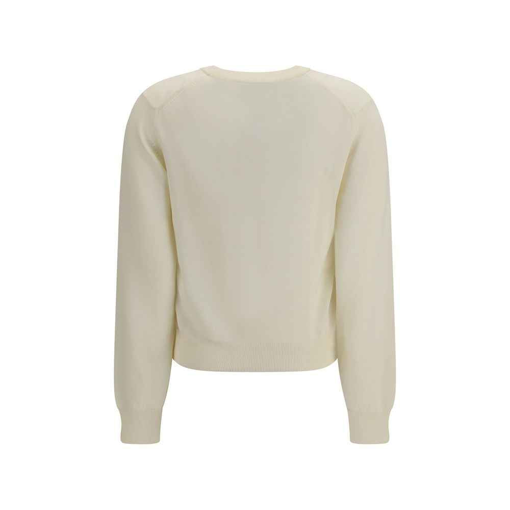 Maison Kitsuné Beige Wool Oves Aries Sweatshirt