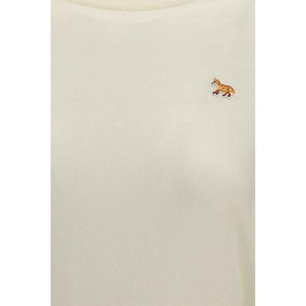 Maison Kitsuné Beige Wool Oves Aries Sweatshirt