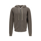 Rick Owens Gray Wool Oves Aries Hoodie