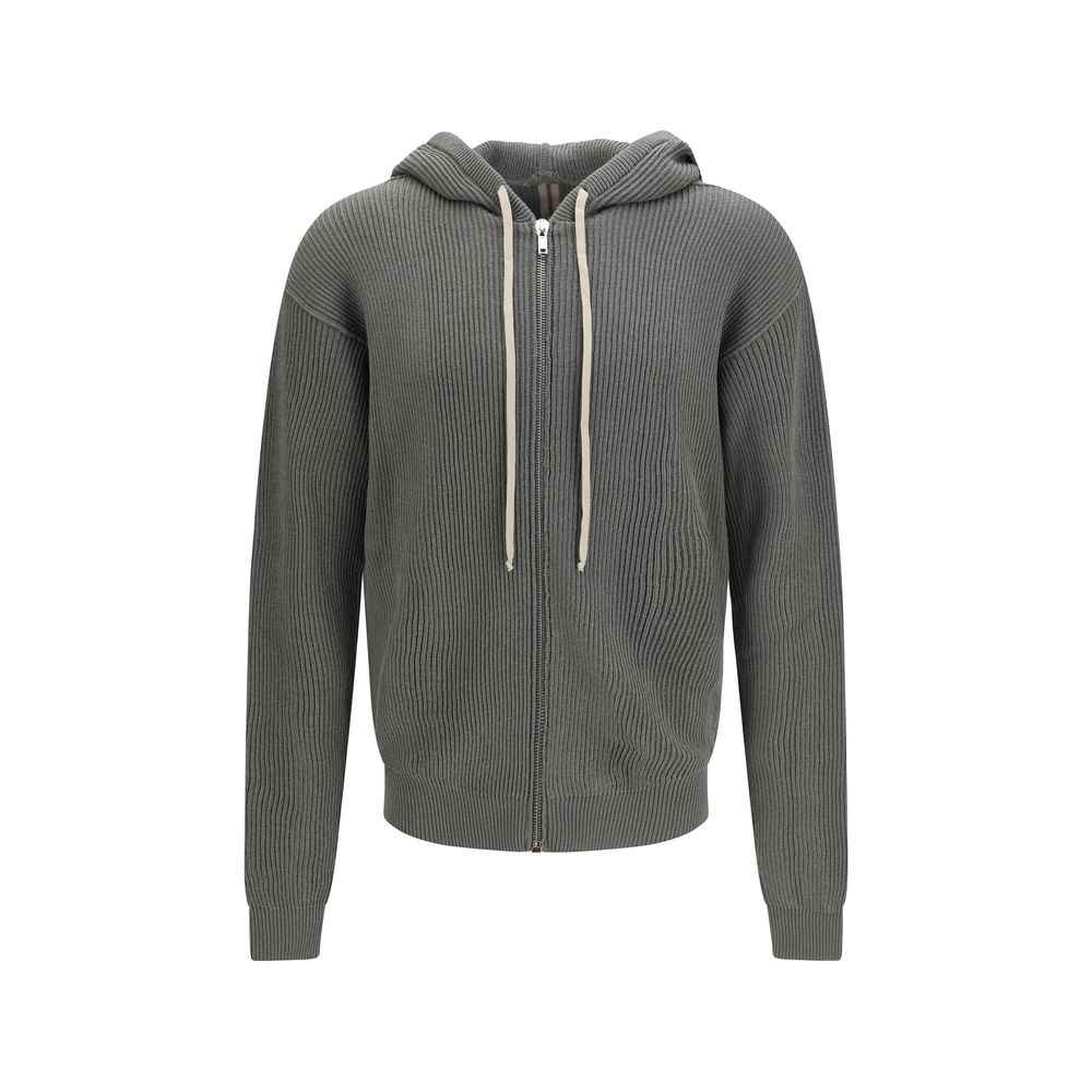 Rick Owens Bicolor Wool Oves Aries Hoodie