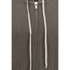 Rick Owens Gray Wool Oves Aries Hoodie