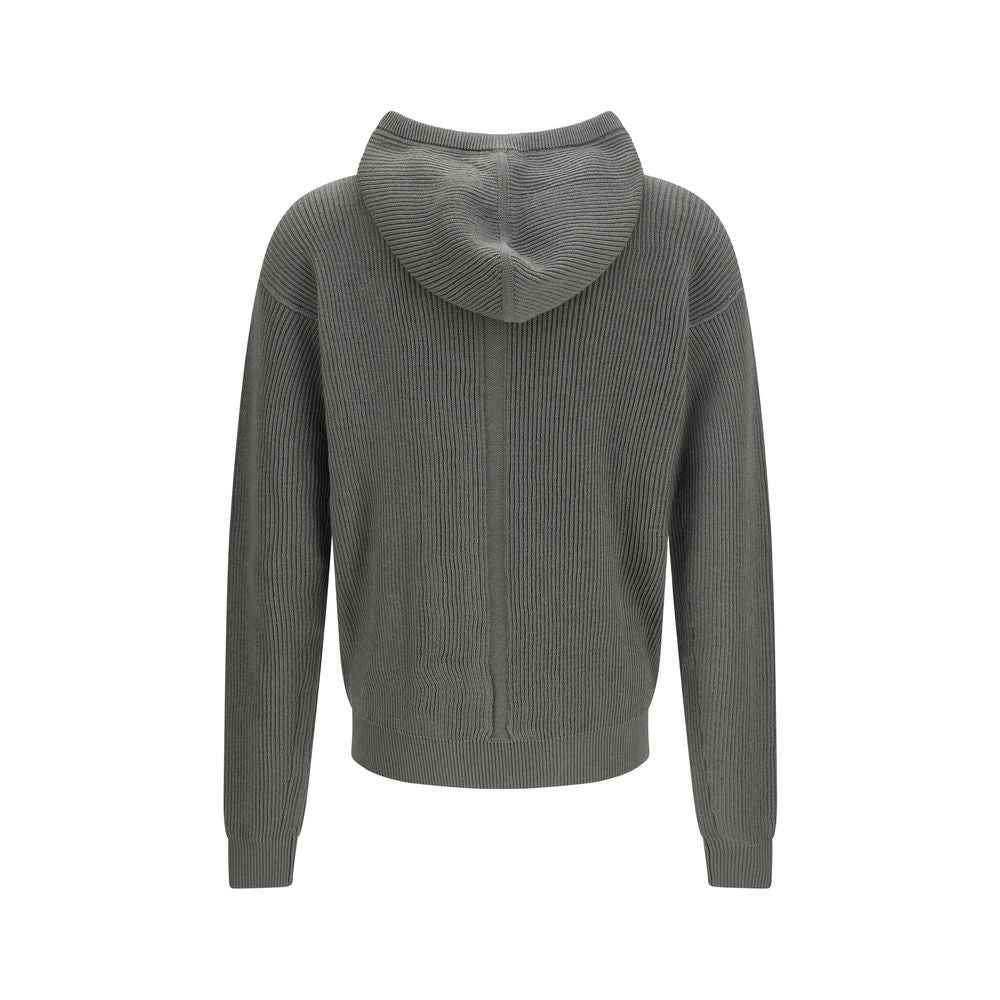 Rick Owens Bicolor Wool Oves Aries Hoodie