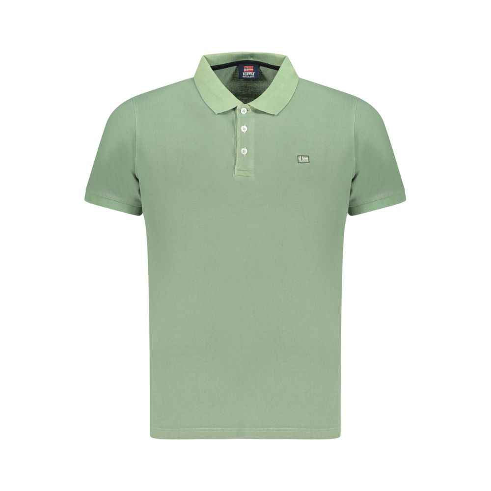Norway 1963 Verde Cotton Men's Polo