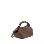 Ganni Brown Recycled Leather Handbag