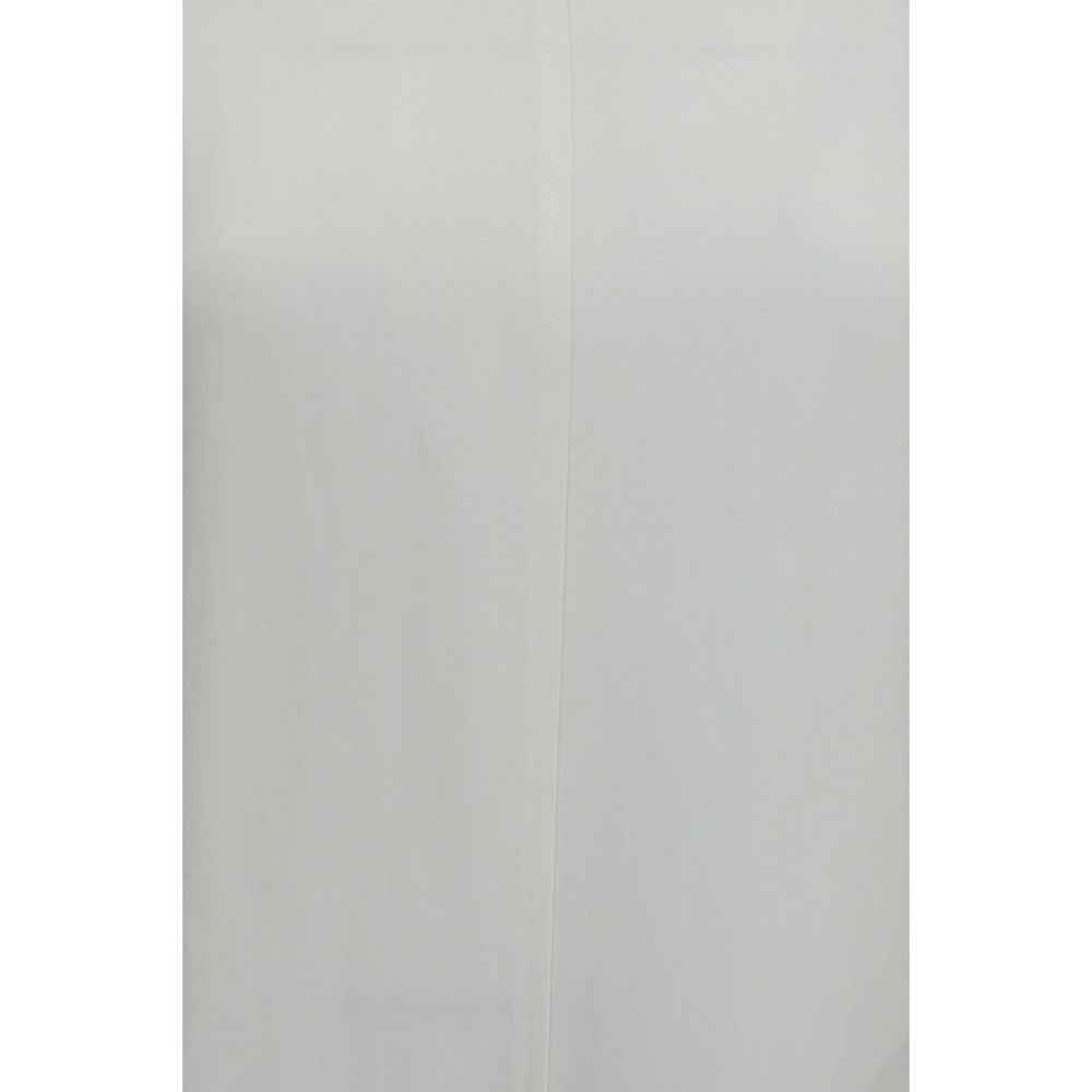 Brunello Cucinelli White Viscose Casual Dress