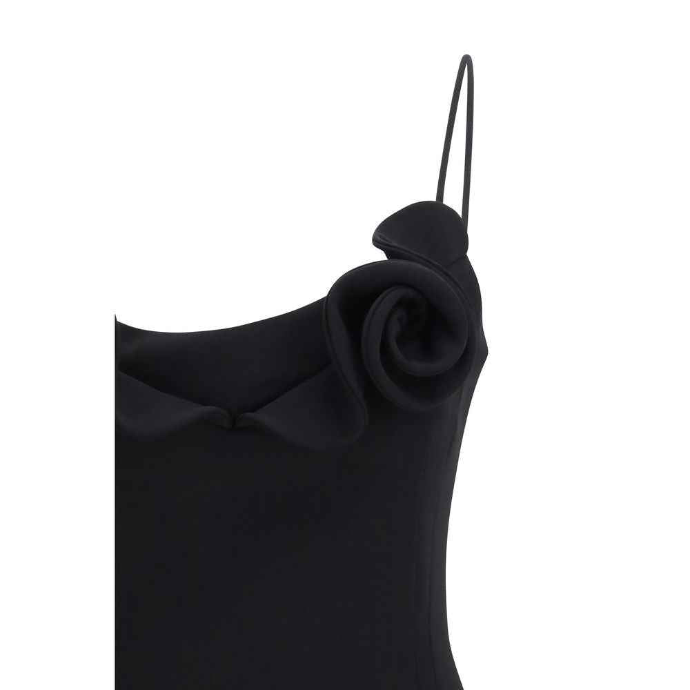 Magda Butrym Black Wool Oves Aries Casual Dress