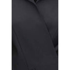 Khaite Black Wool Oves Aries Full-Length Jacket