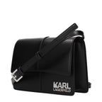 Karl Lagerfeld Black Polyethylene Crossbody Bag