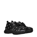 Versace Black Fabric Sneakers
