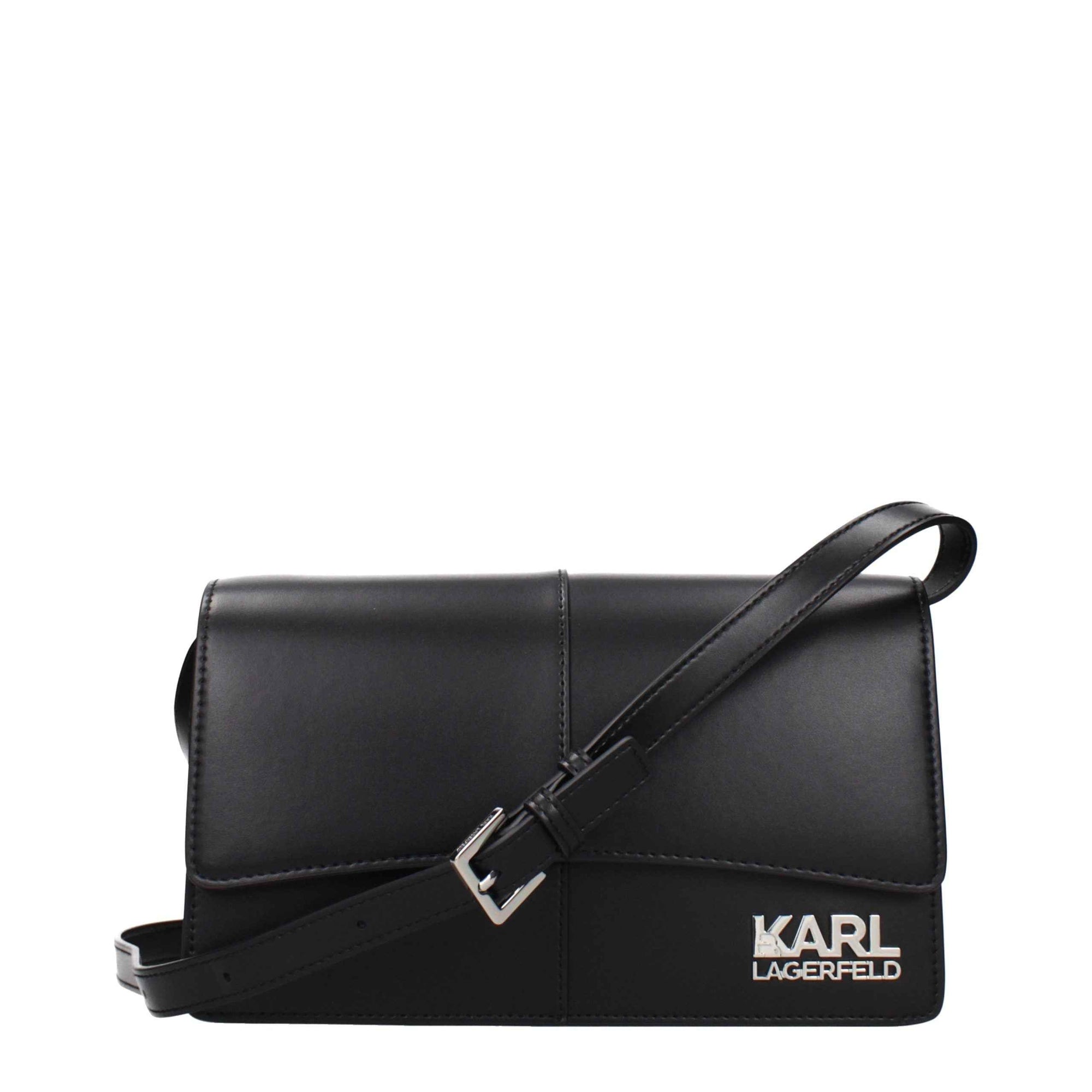 Karl Lagerfeld Black Polyethylene Crossbody Bag