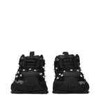 Versace Black Fabric Sneakers