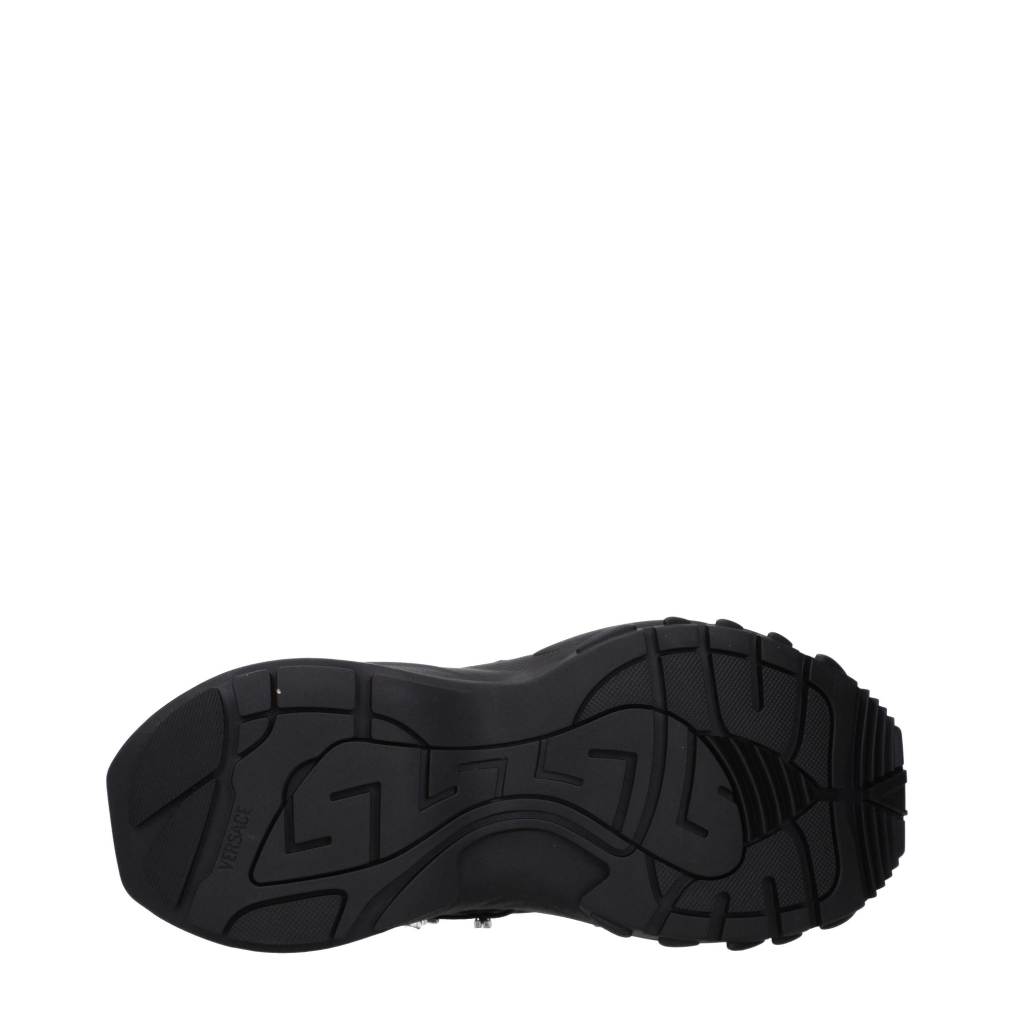 Versace Black Fabric Sneakers