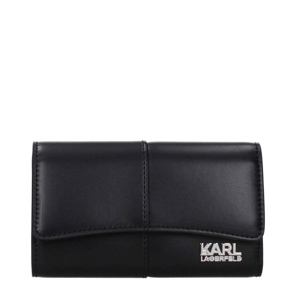 Karl Lagerfeld Black Polyethylene Wallet