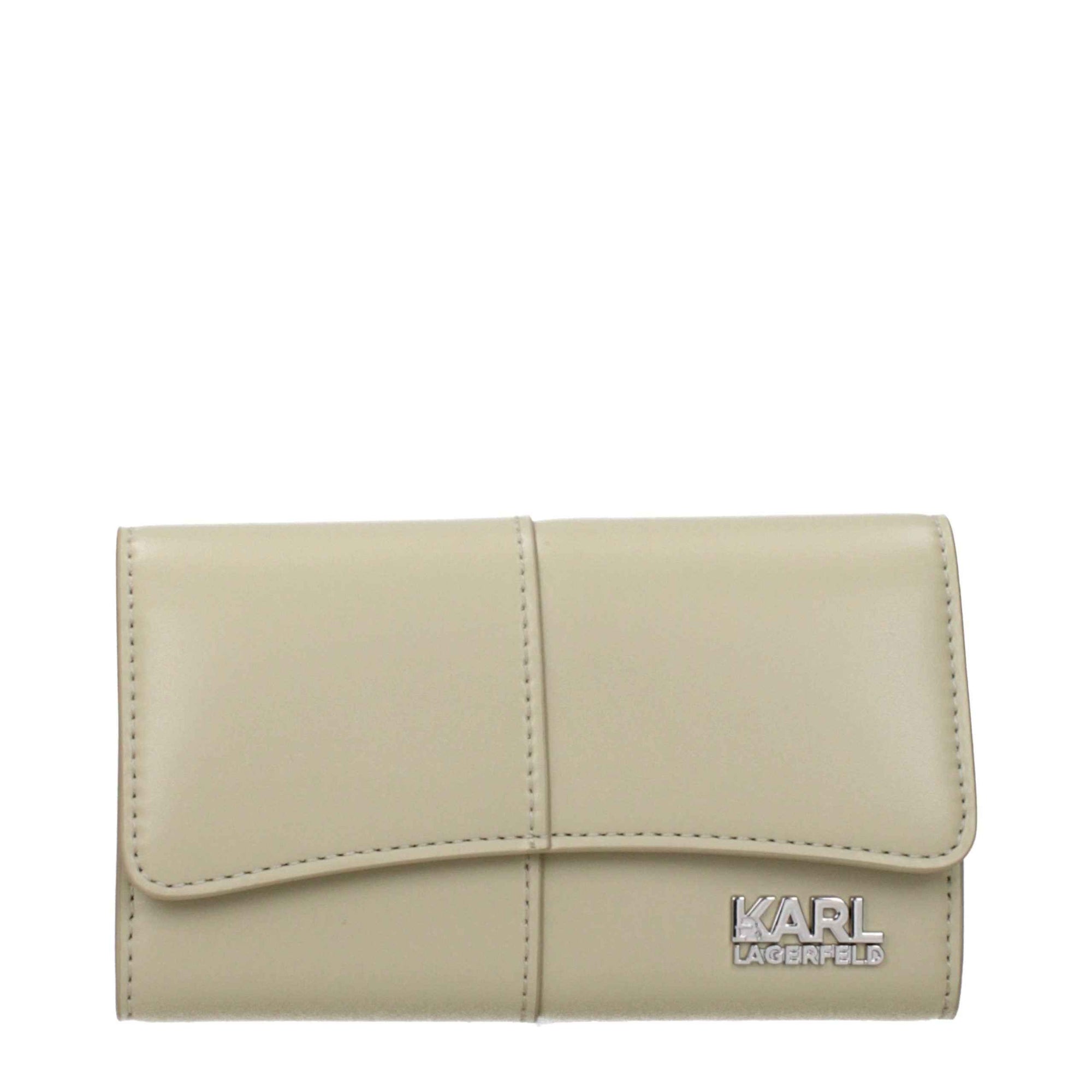 Karl Lagerfeld Green Polyethylene Wallet