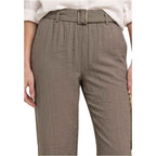 Street One Beige Viscose Casual Pants