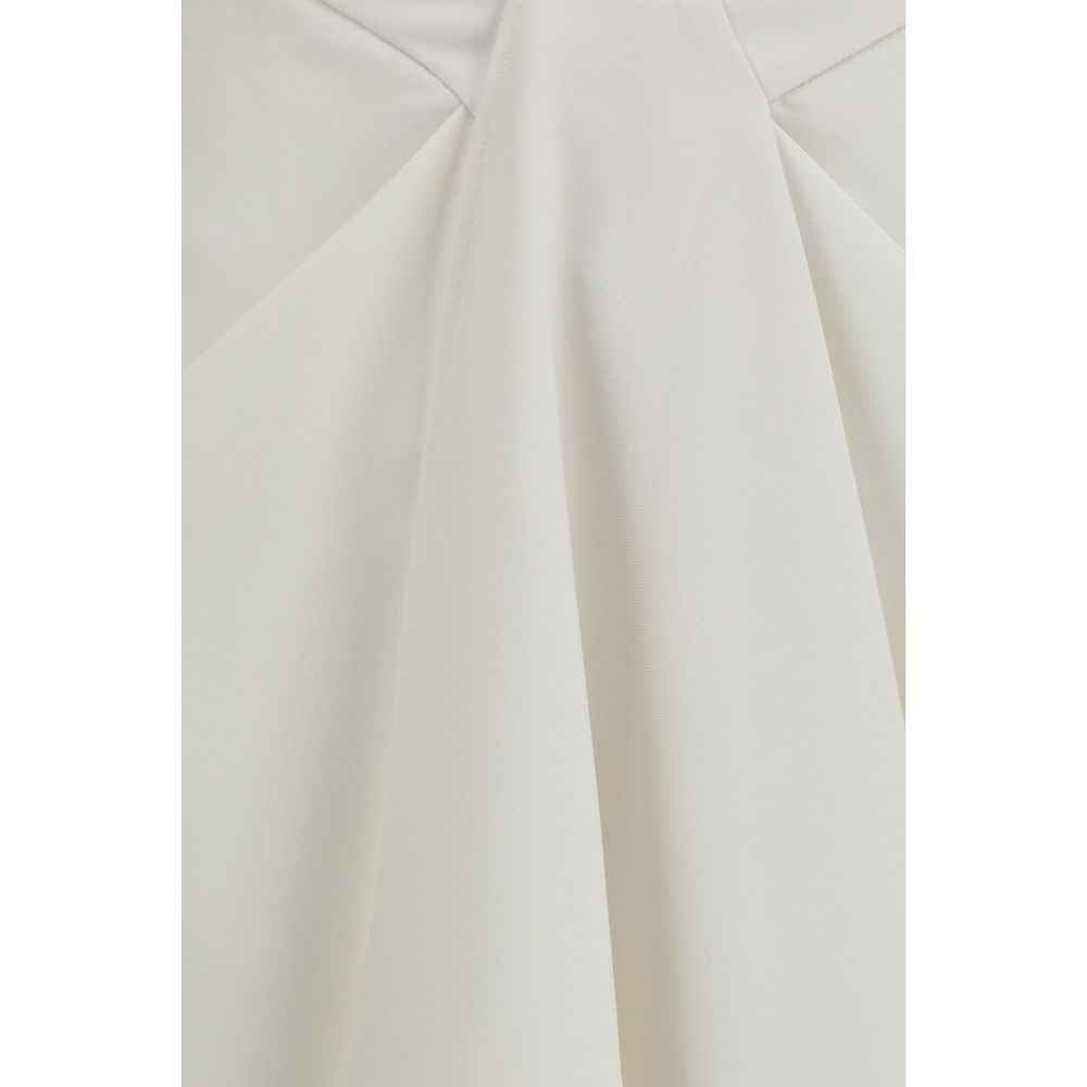 Givenchy White Wool Oves Aries Long Skirt