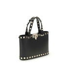 Valentino Garavani Black Calf Leather Bos Taurus Shoulder Bag