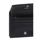 Valentino Garavani Black Calf Leather Bos Taurus Wallet