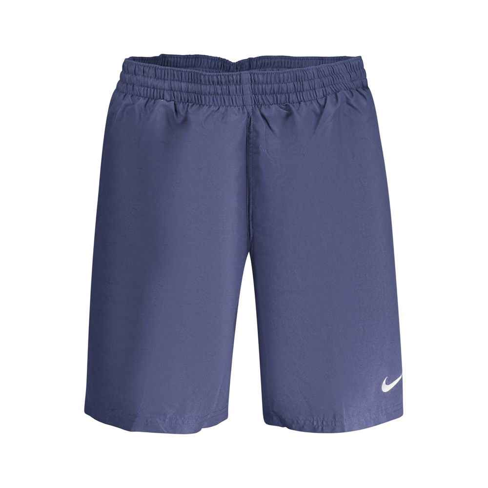 Nike Blue Polyester Men's Swim Boxer
