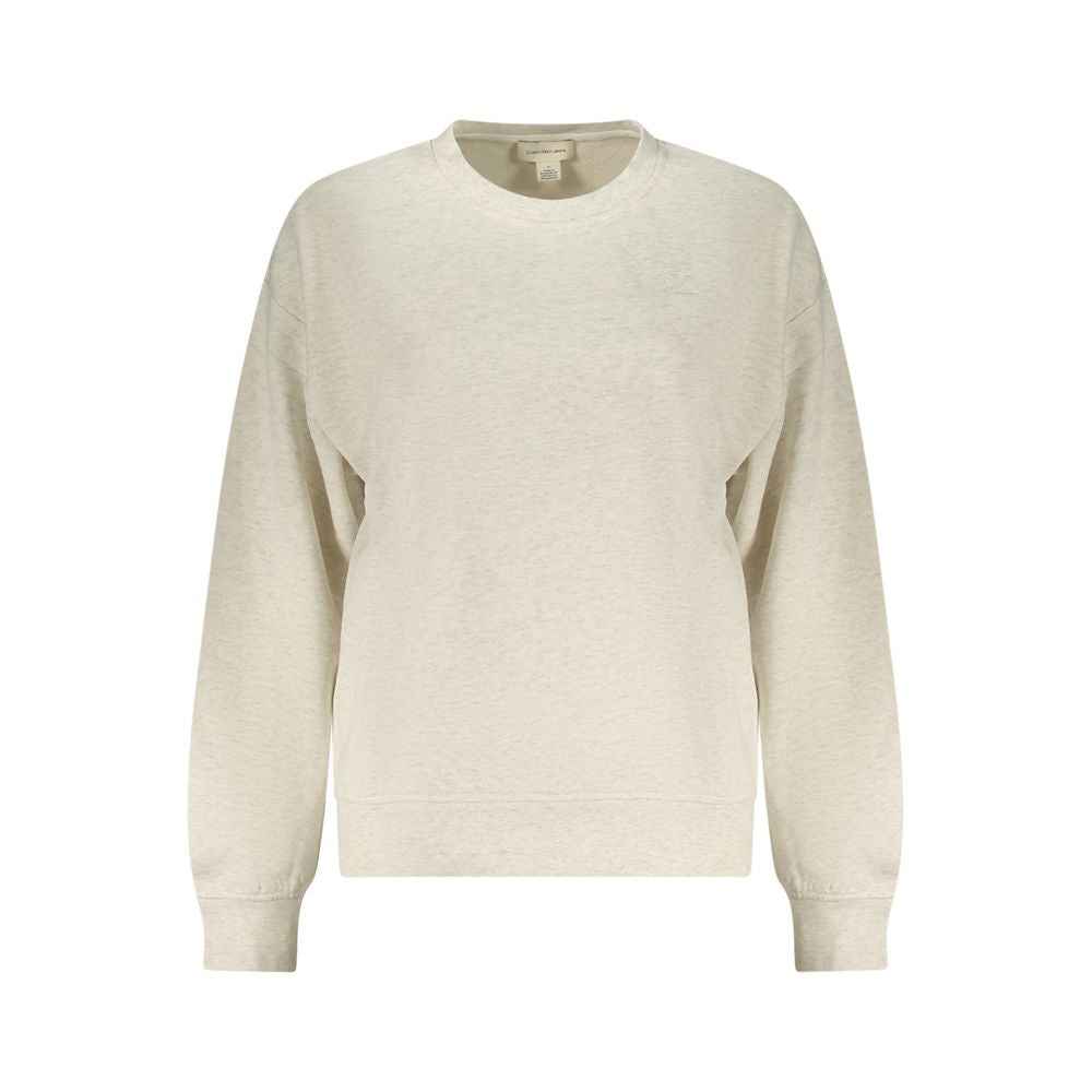 Calvin Klein Gray Cotton Women's Sweatshirt