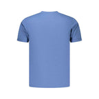 Coveri Moving Blue Cotton Men's T-Shirt