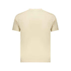 Coveri Moving Beige Cotton Mens T-Shirt