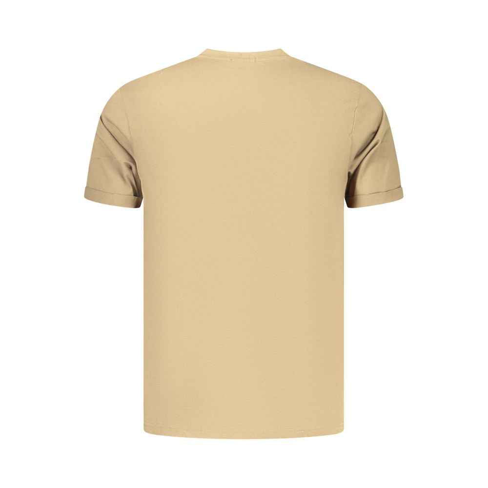 Coveri Moving Brown Cotton Men's Shirt