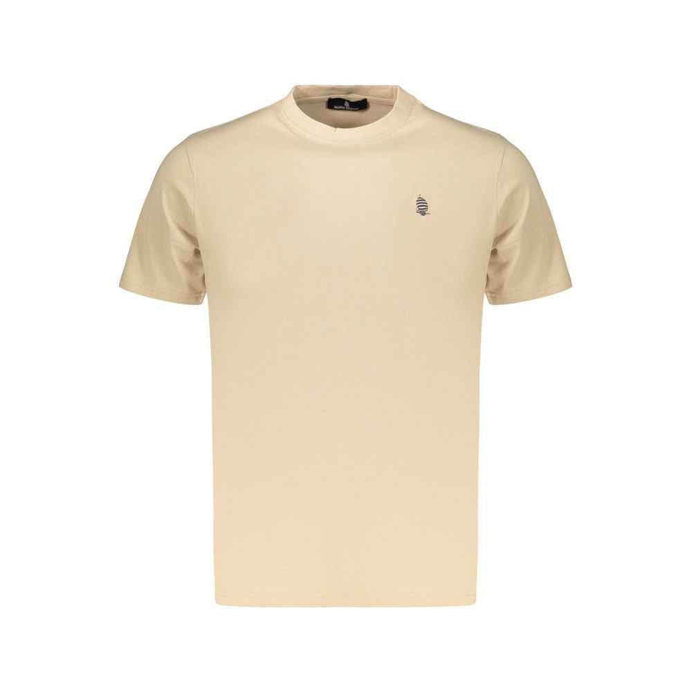 Marina Yachting Beige Cotton Men's T-Shirt