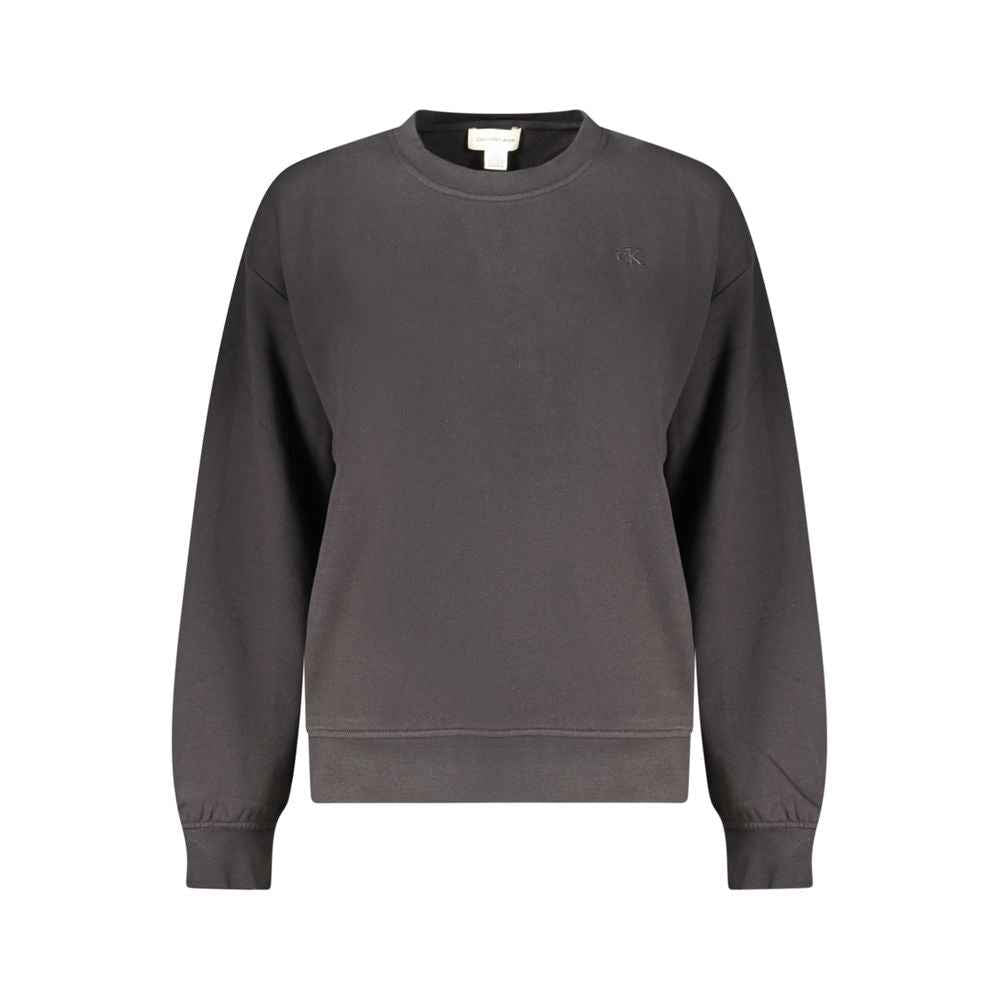 Calvin Klein Black Cotton Womens Sweatshirt