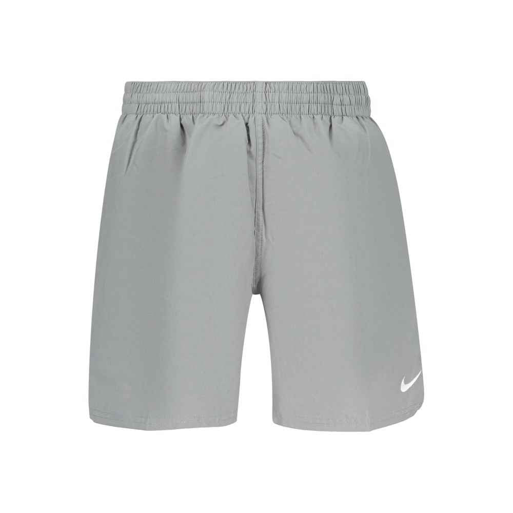 Nike Gray Polyester Men's Swimwear