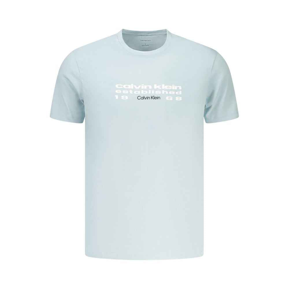 Calvin Klein Azzurro Cotton Men's T-Shirt