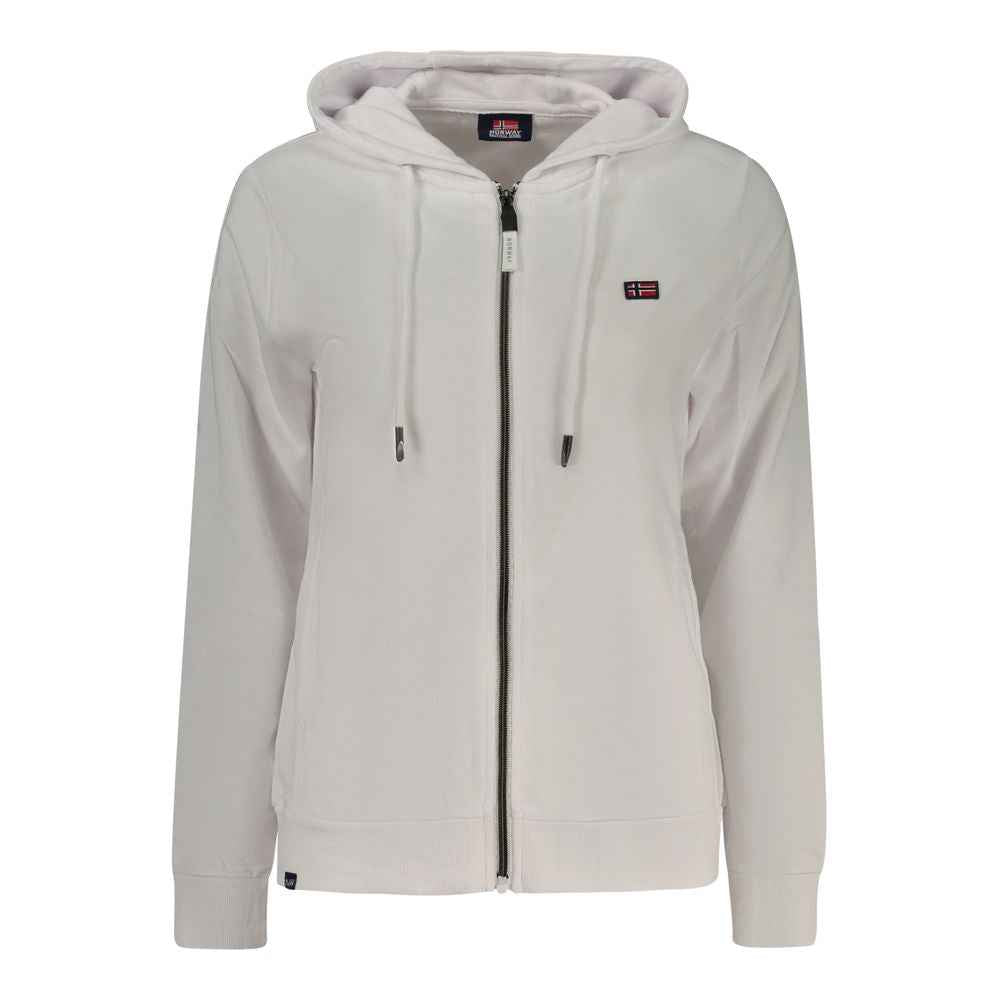 Norway 1963 Bianco Cotton Womens Sweatshirt