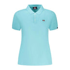 Norway 1963 Azzurro Cotton Womens Polo
