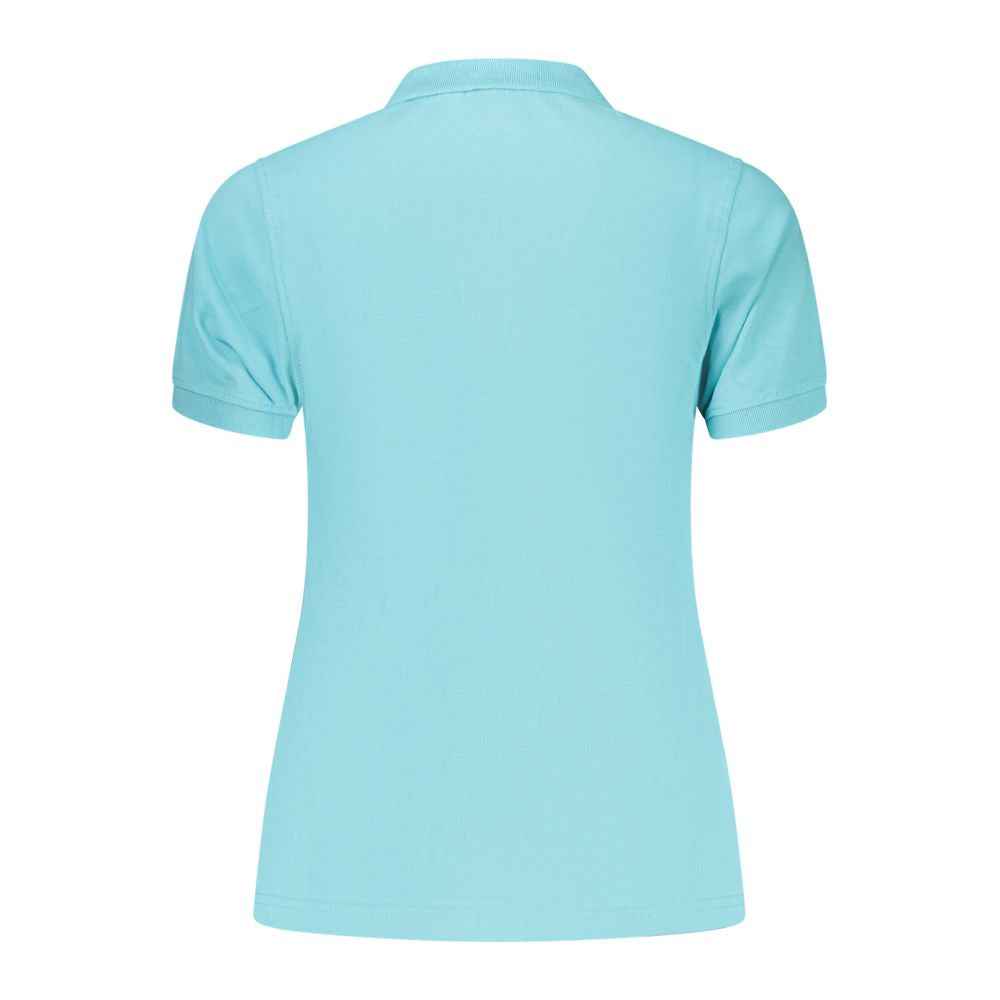 Norway 1963 Azzurro Cotton Womens Polo