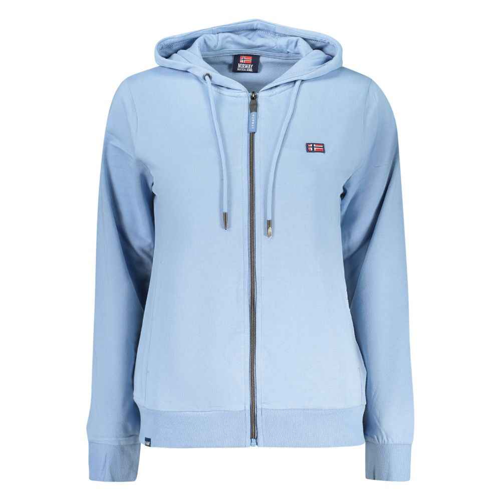 Norway 1963 Azzurro Cotton Womens Hoodie