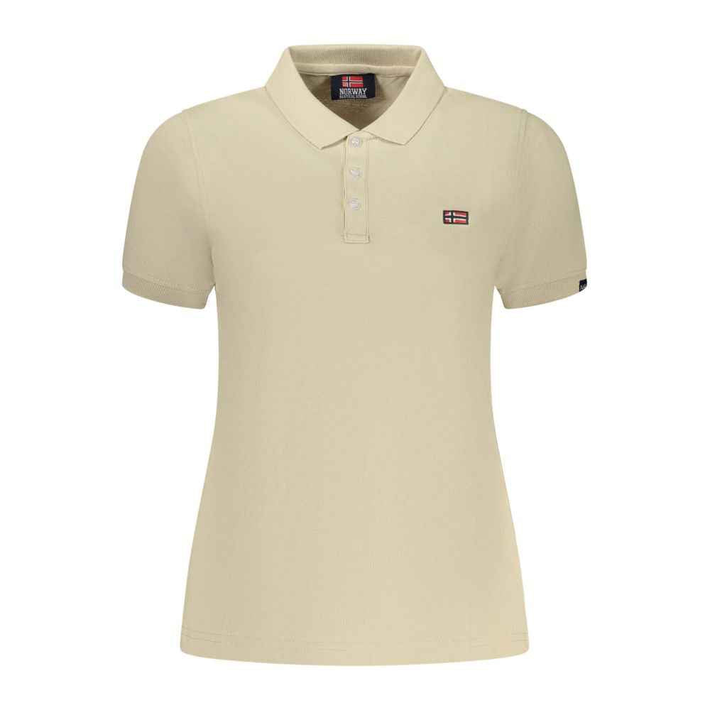 Norway 1963 Beige Cotton Womens Polo