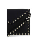 Valentino Garavani Black Calf Leather Bos Taurus Wallet
