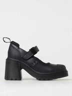 Dr. Martens Black Leather Platform Pumps
