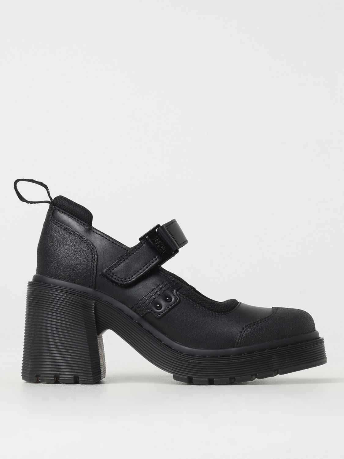 Dr. Martens Black Leather Platform Pumps