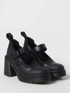 Dr. Martens Black Leather Platform Pumps