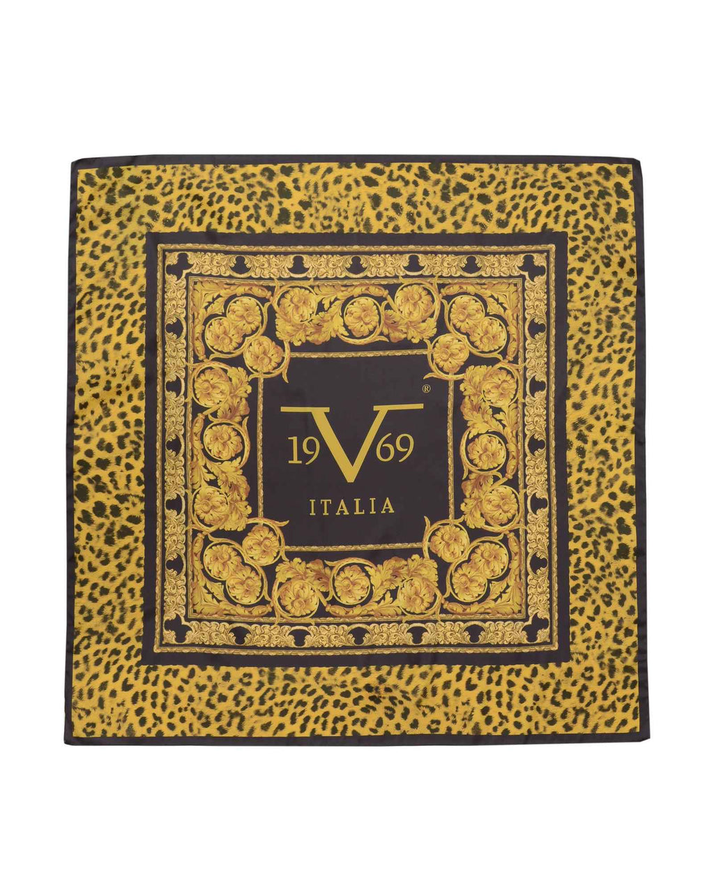 19V69 Italia Multicolor Polyester Scarf