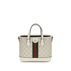 Gucci White Fabric Shoulder Bag