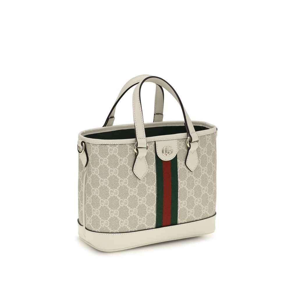 Gucci White Fabric Shoulder Bag