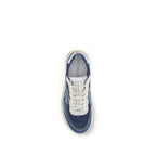 Premiata Blue Calf Leather Bos Taurus Low Top Sneakers